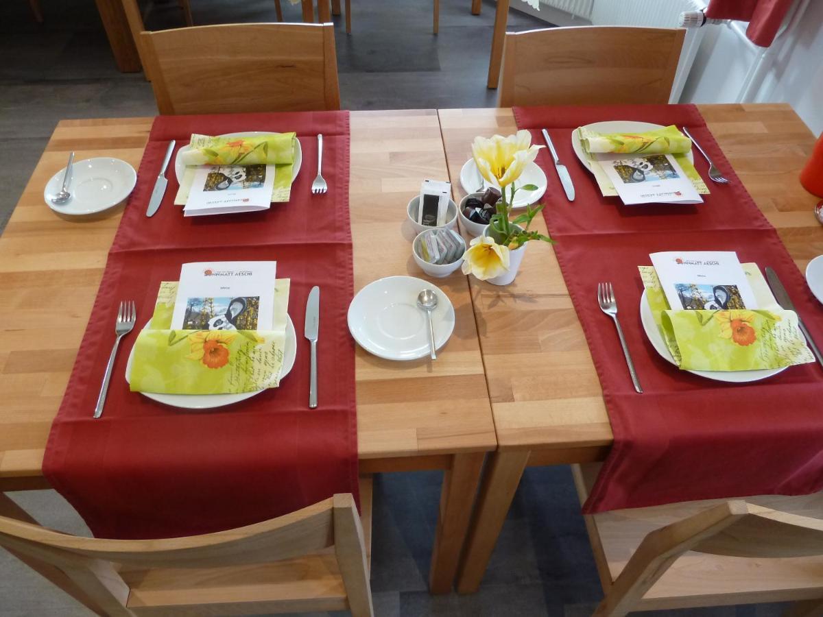 Hotel Restaurant Sunnmatt Aeschi Bei Spiez Exteriör bild